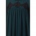Loose fit Abaya with pearl lace work- Bottle Green Loose fit Abaya with pearl lace work- Bottle Green